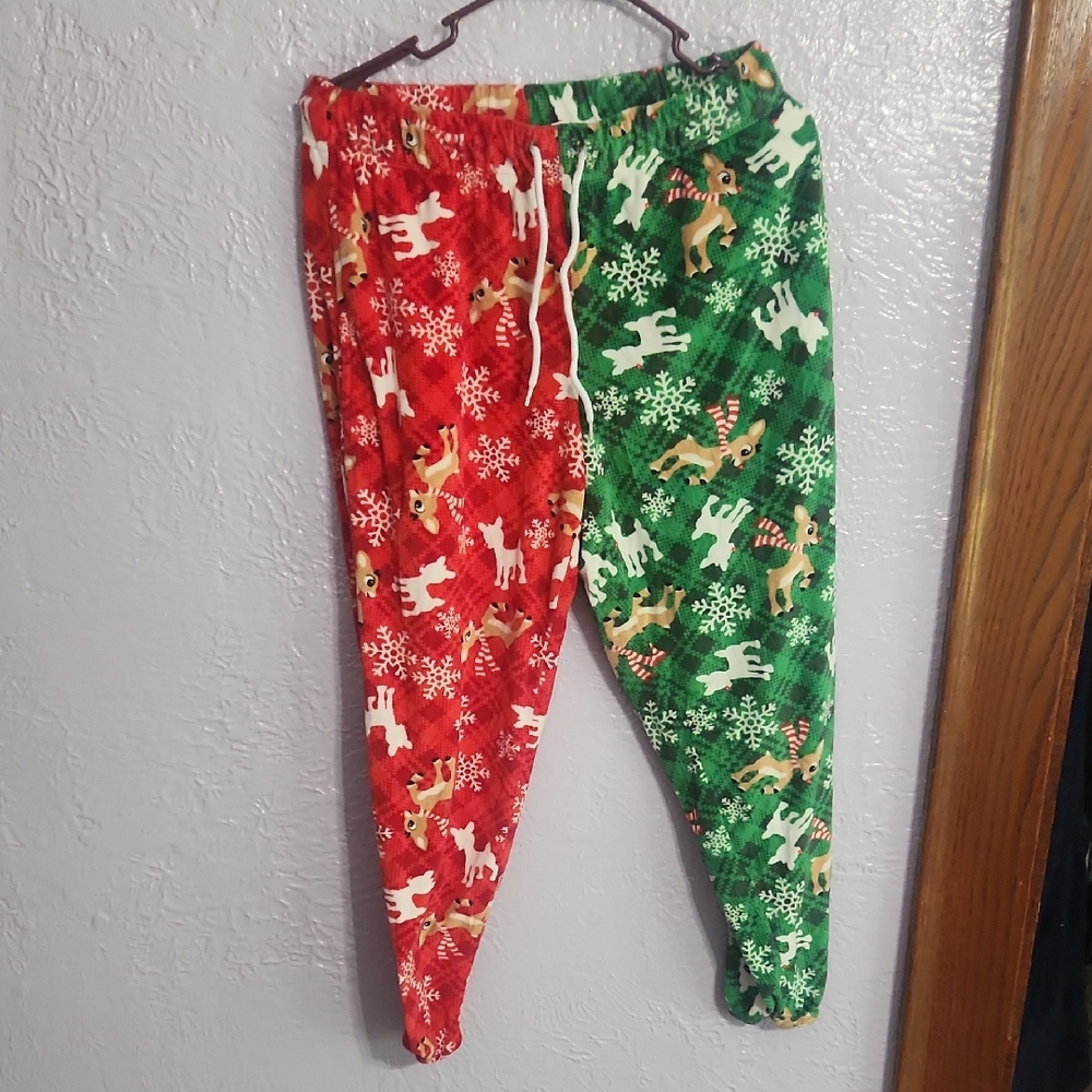 Cozy Holiday Reindeer Pajama Pants